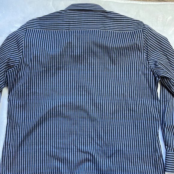 Robert Graham Men's Striped 100% Cotton Classic Fit Button Up Dress Shirt Sz XL - Picture 7 of 9